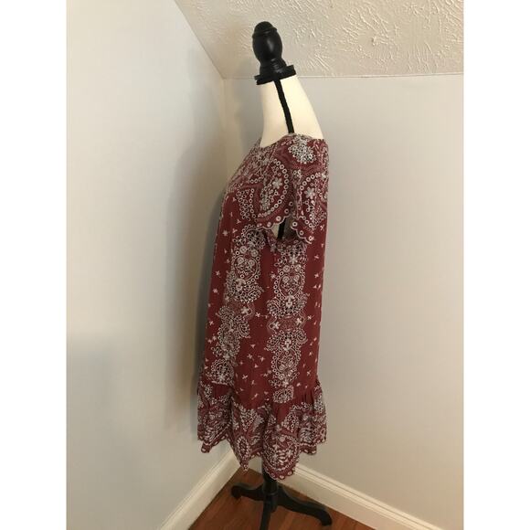 Anthropologie Feather Bone Ynez Eyelet Tunic Dress - Size Medium - Picture 3 of 10